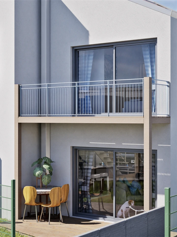 Einfamilienhaus Balcony