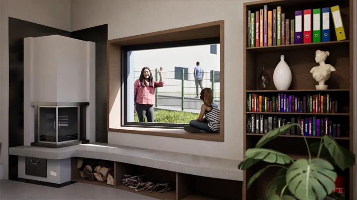 Einfamilienhaus Reading Nook & Oven